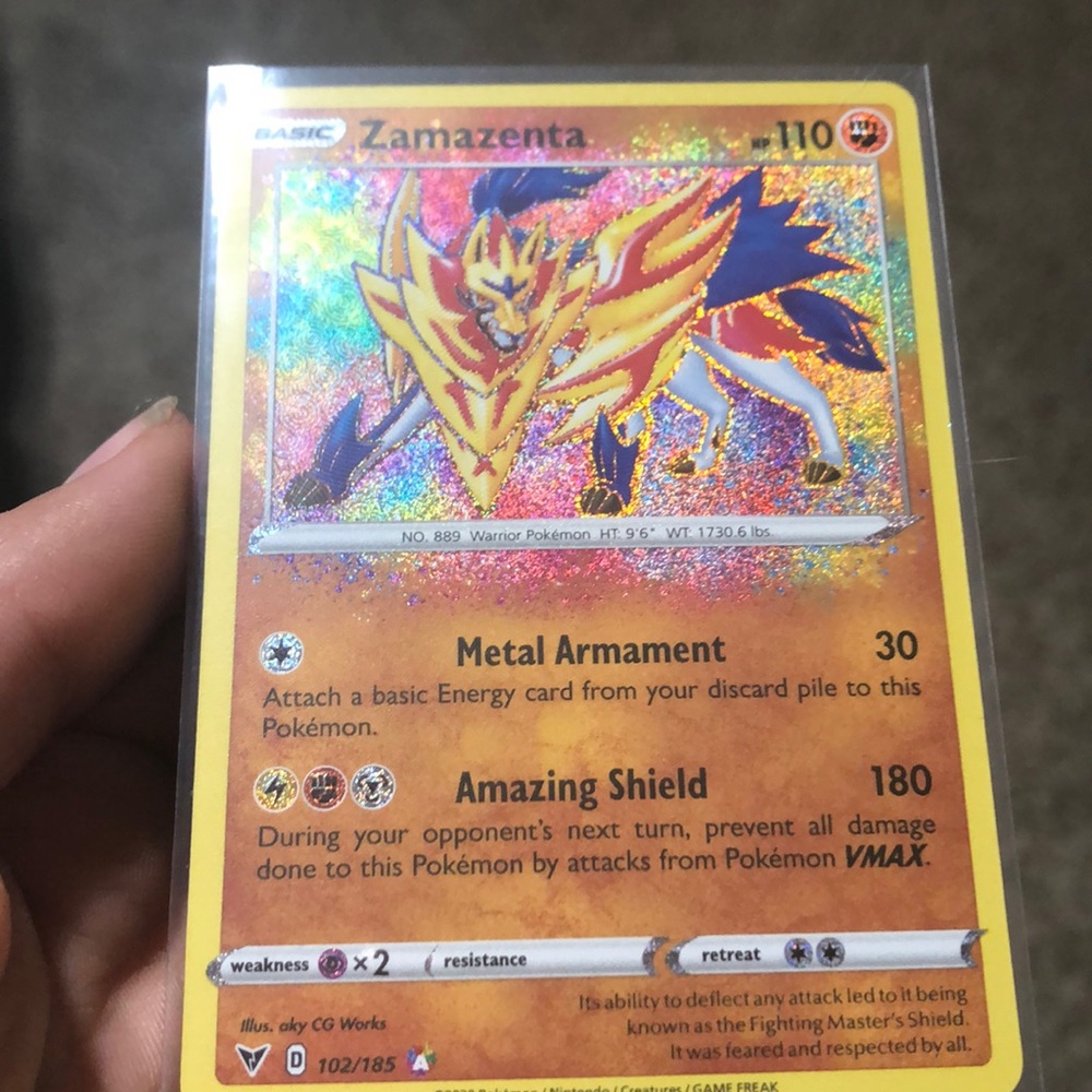 Zamazenta Pokémon card